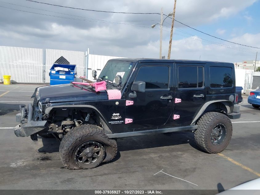 2014 JEEP WRANGLER UNLIMITED SAHARA - 1C4BJWEG2EL147120