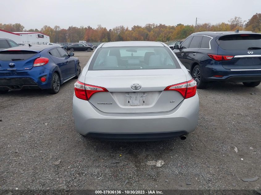 2015 TOYOTA COROLLA L/LE/S/S PLUS/LE PLUS - 2T1BURHE9FC475839