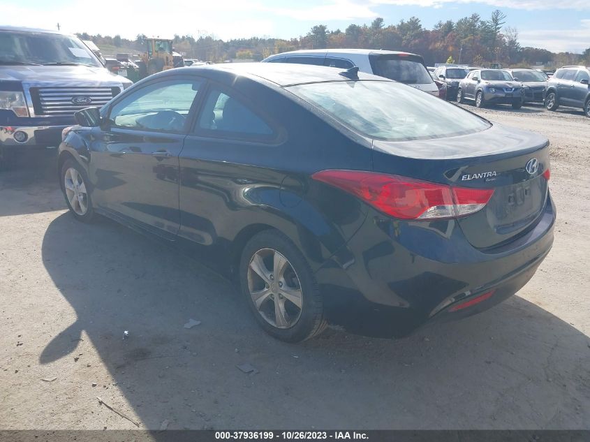 2013 HYUNDAI ELANTRA COUPE GS PZEV KMHDH6AE1DU022624