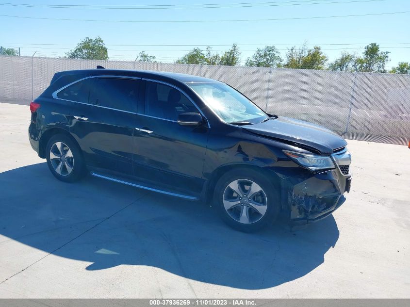 2014 ACURA MDX - 5FRYD4H22EB014249