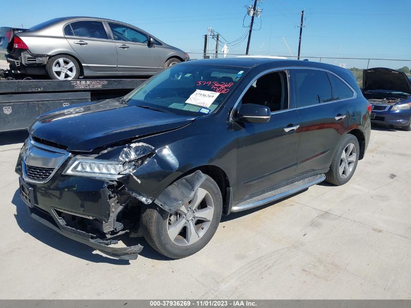 2014 ACURA MDX - 5FRYD4H22EB014249