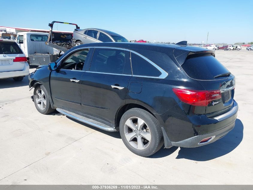 2014 ACURA MDX - 5FRYD4H22EB014249