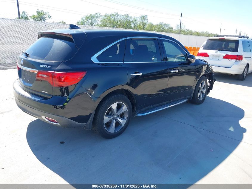 2014 ACURA MDX - 5FRYD4H22EB014249