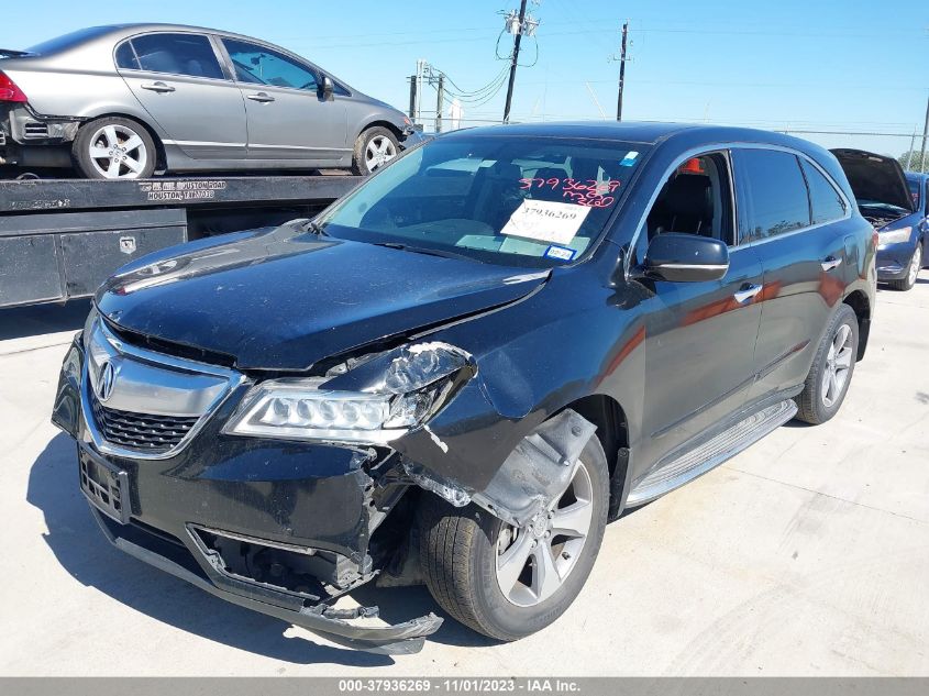 2014 ACURA MDX - 5FRYD4H22EB014249