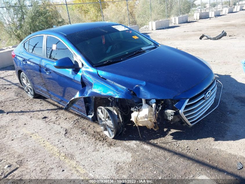 Lot #2539240989 2018 HYUNDAI ELANTRA SEL salvage car