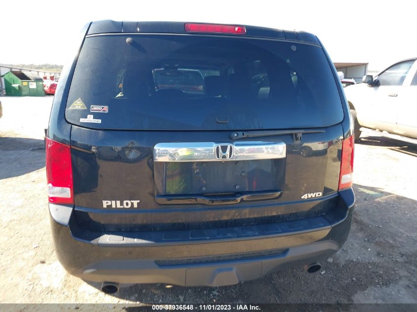 2013 HONDA PILOT EX-L - 5FNYF4H56DB084504