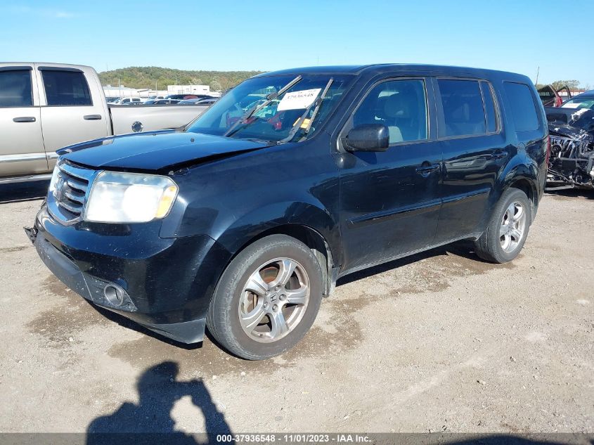 2013 HONDA PILOT EX-L - 5FNYF4H56DB084504