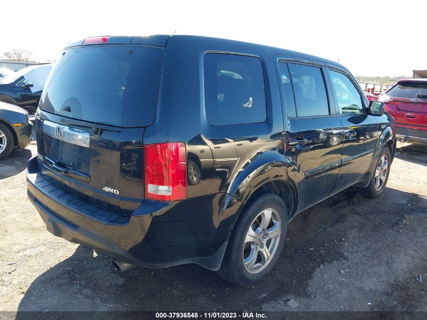 2013 HONDA PILOT EX-L - 5FNYF4H56DB084504