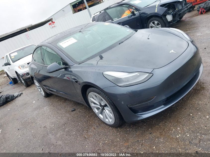 5YJ3E1EA5MF060739 TESLA MODEL 3 STANDARD RANGE PLUS 2021
