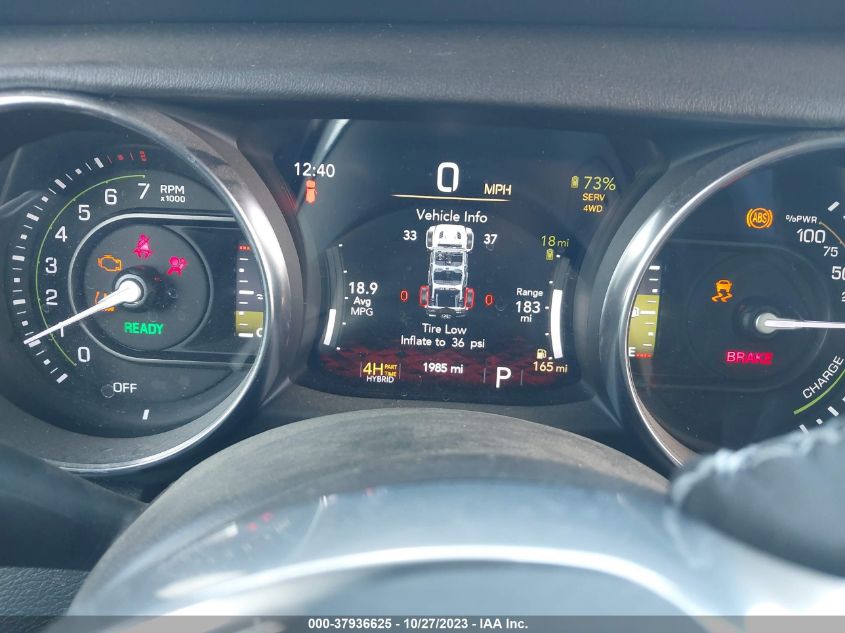 2023 JEEP WRANGLER 4XE SAHARA 4X4 1C4JJXP64PW579215
