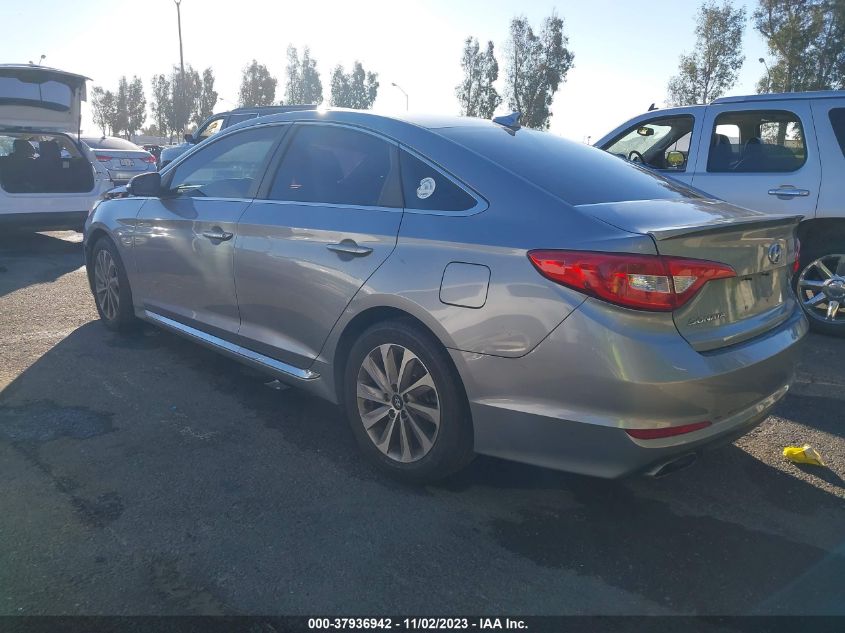 2015 HYUNDAI SONATA 2.4L SPORT - 5NPE34AF0FH236246