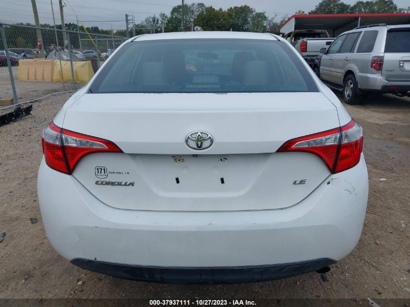 2015 TOYOTA COROLLA L/LE/S/S PLUS/LE PLUS - 5YFBURHE5FP285732