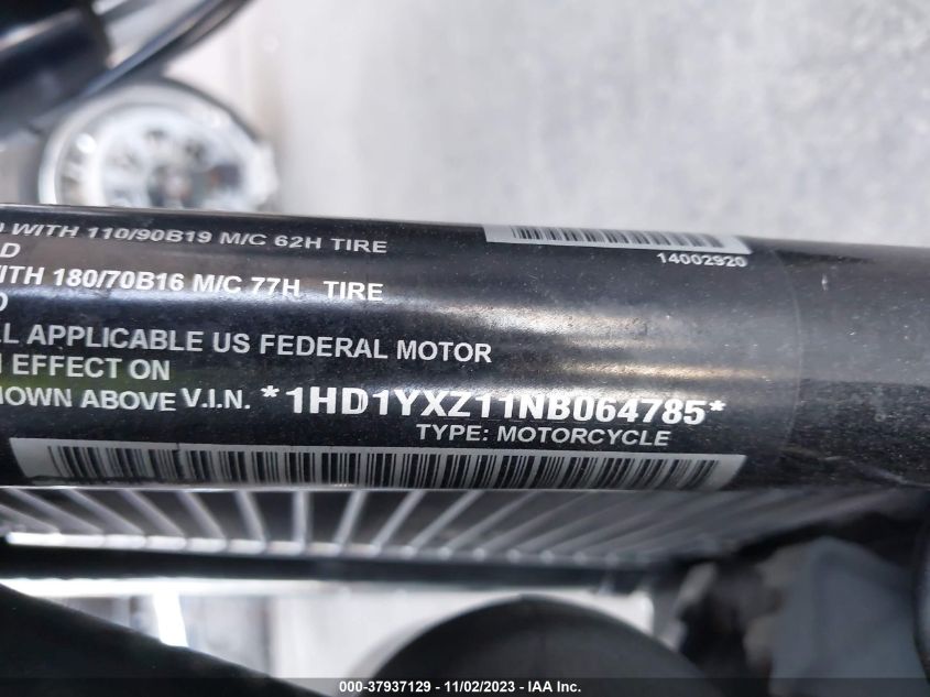 2022 HARLEY-DAVIDSON FXLRST 1HD1YXZ11NB064785