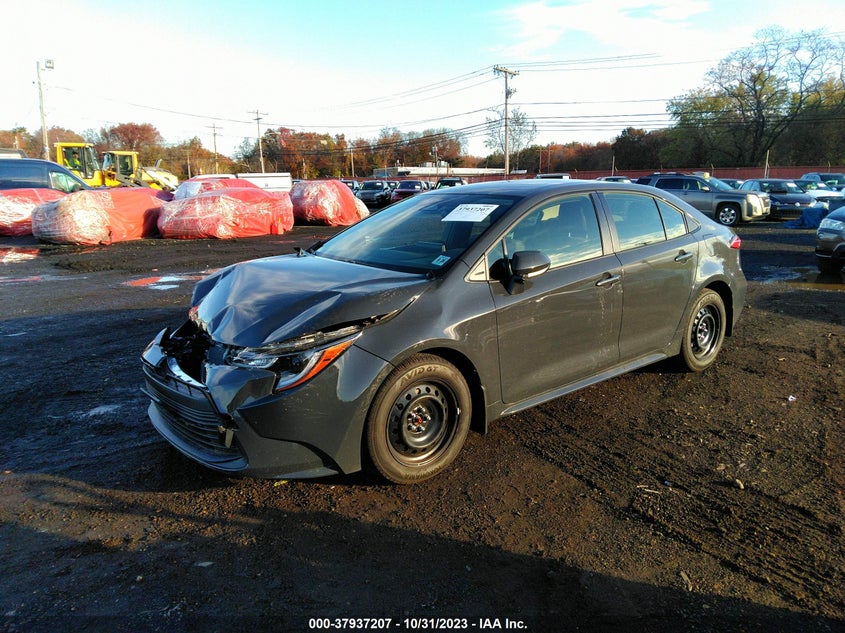 VIN JTDB4MEE4P3013075 2023 TOYOTA COROLLA LE