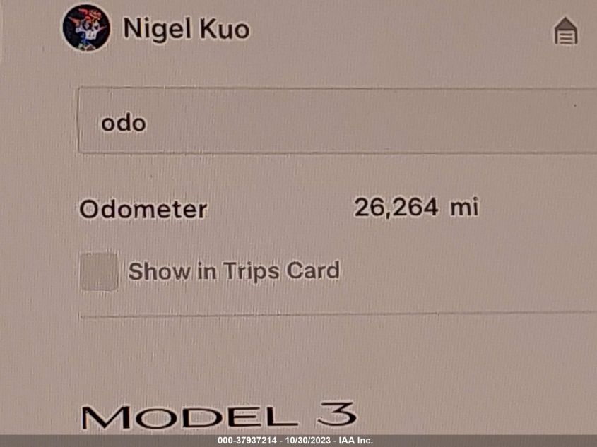 2023 TESLA MODEL 3 - 5YJ3E1EA3PF486482