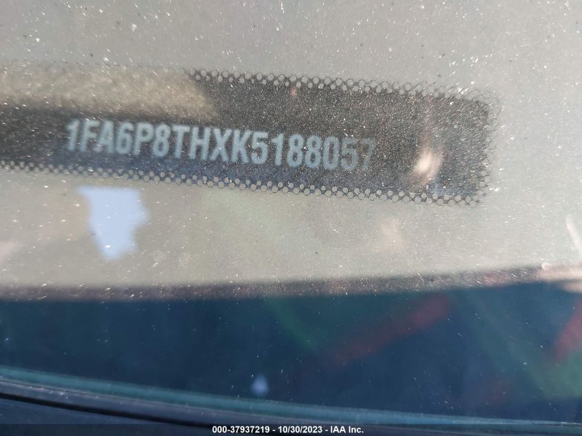 2019 FORD MUSTANG - 1FA6P8THXK5188057