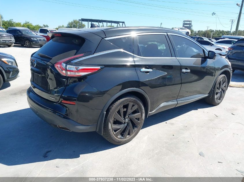 2018 NISSAN MURANO SL - 5N1AZ2MG1JN136943