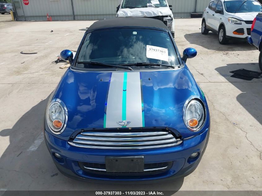 2013 MINI ROADSTER COOPER WMWSY1C50DT625286
