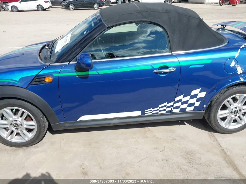 2013 MINI ROADSTER COOPER WMWSY1C50DT625286