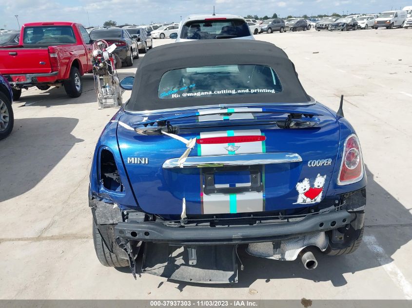 2013 MINI ROADSTER COOPER WMWSY1C50DT625286