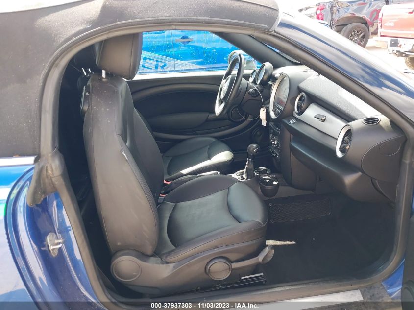 2013 MINI ROADSTER COOPER WMWSY1C50DT625286