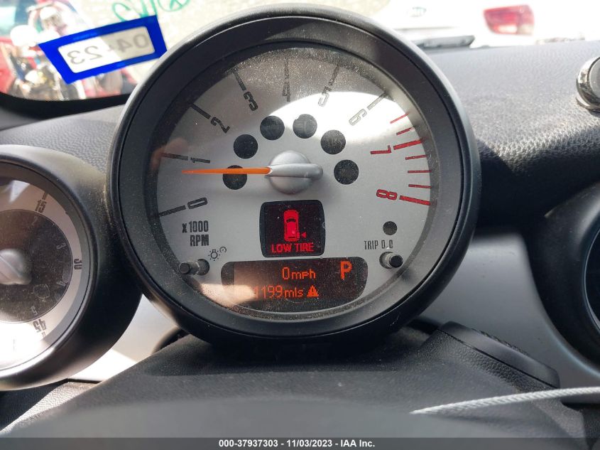 2013 MINI ROADSTER COOPER WMWSY1C50DT625286