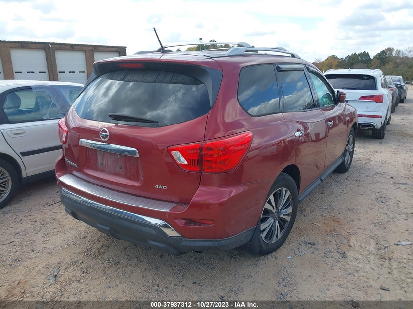 VIN 5N1DR2MM7HC613562 2017 NISSAN PATHFINDER S