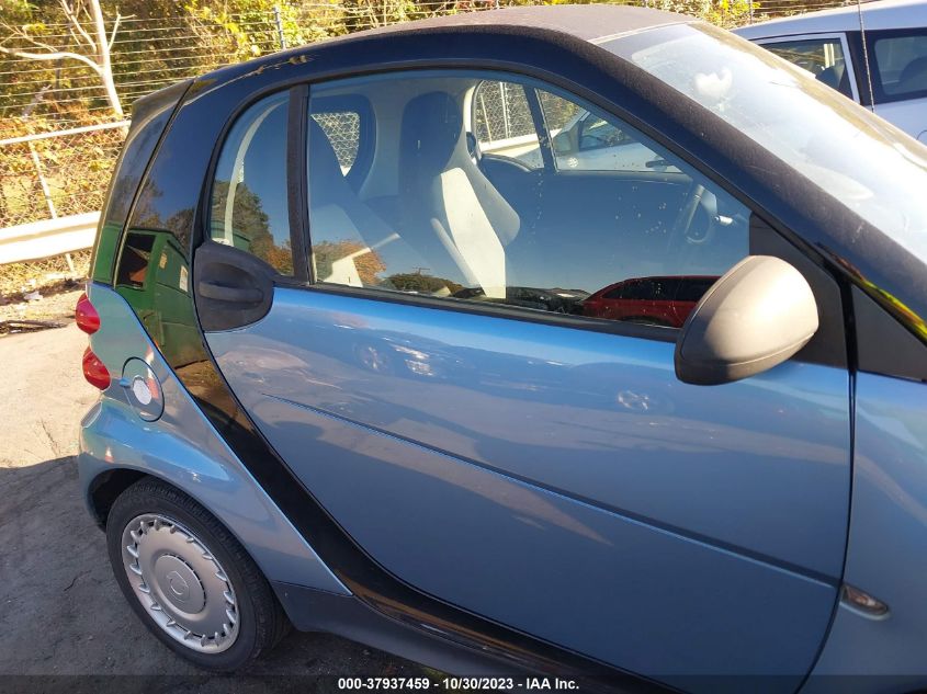 2013 SMART FORTWO PASSION/PURE WMEEJ3BA2DK670249