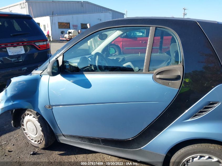 2013 SMART FORTWO PASSION/PURE WMEEJ3BA2DK670249