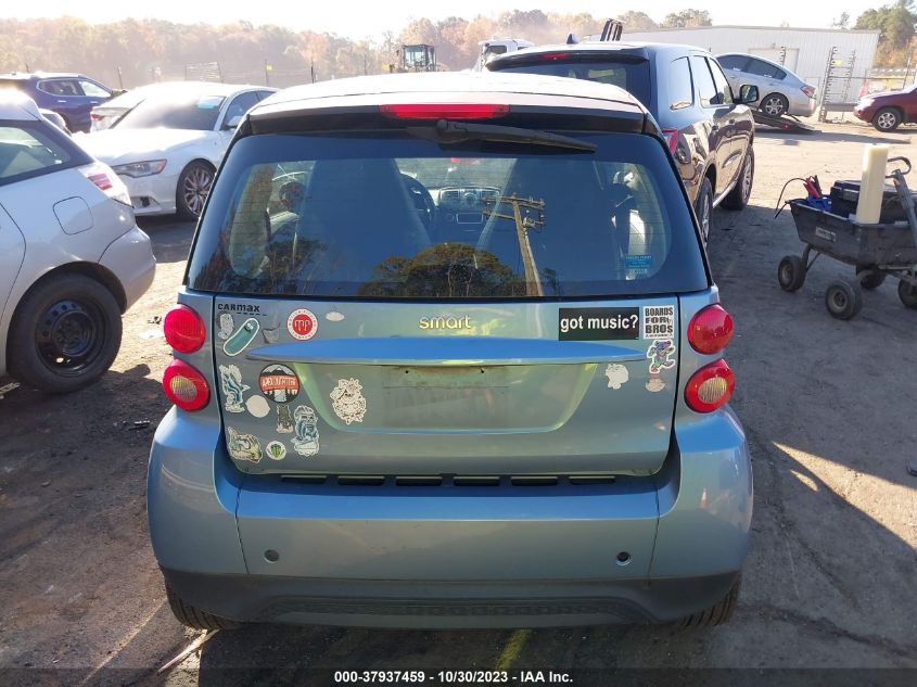 2013 SMART FORTWO PASSION/PURE WMEEJ3BA2DK670249