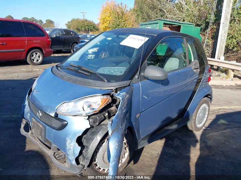 2013 SMART FORTWO PASSION/PURE WMEEJ3BA2DK670249