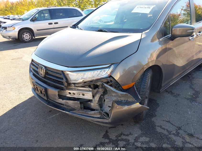 VIN 5FNRL6H52MB031968 2021 HONDA ODYSSEY EX