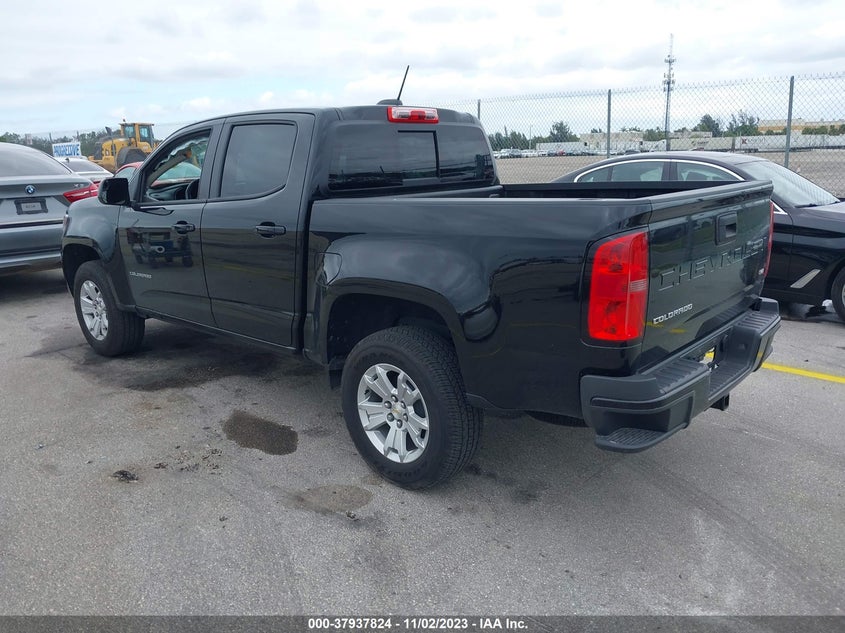 VIN 1GCGSCEN7N1233017 2022 CHEVROLET COLORADO 2WD LT