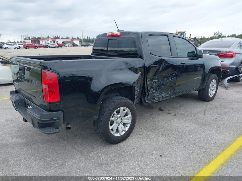 VIN 1GCGSCEN7N1233017 2022 CHEVROLET COLORADO 2WD LT