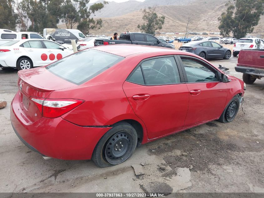 2016 TOYOTA COROLLA L/LE/S/S PLUS/LE PLUS - 5YFBURHE1GP495424