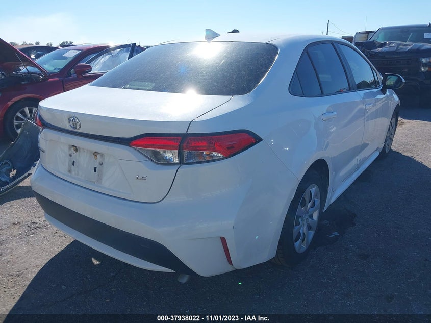VIN JTDEPMAE7MJ154899 2021 TOYOTA COROLLA LE