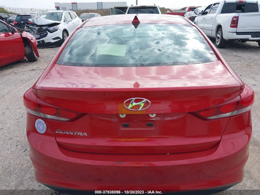 2018 HYUNDAI ELANTRA SEL - 5NPD84LF9JH337238