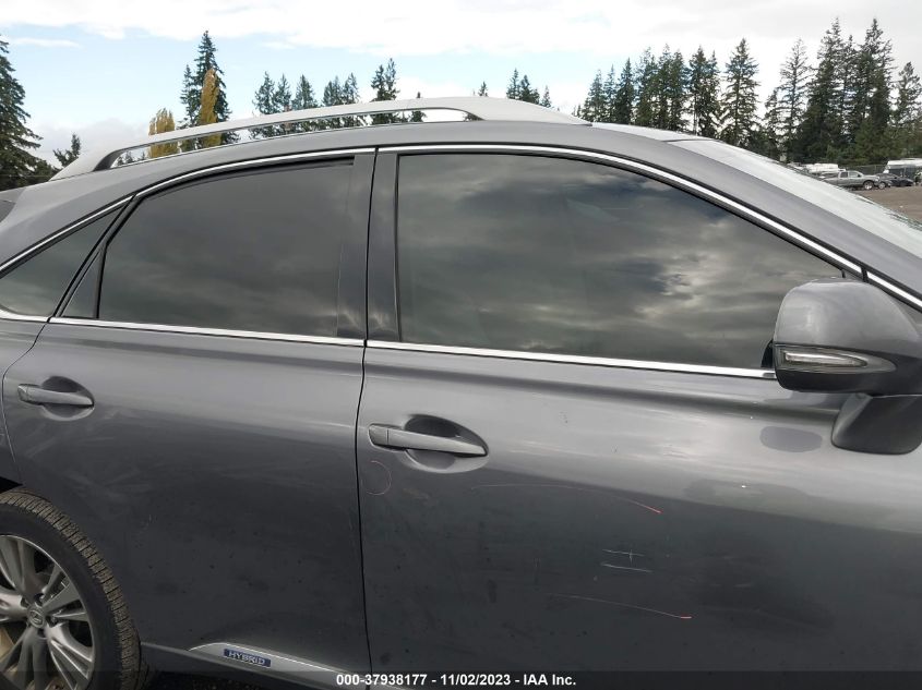 2013 LEXUS RX 450H JTJBC1BA0D2439136