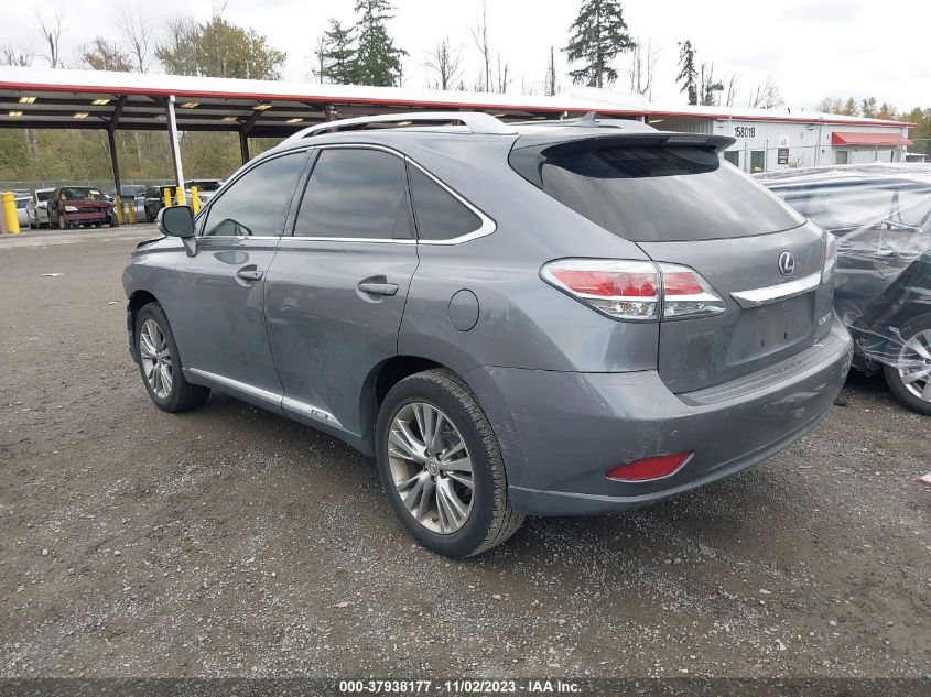 2013 LEXUS RX 450H JTJBC1BA0D2439136