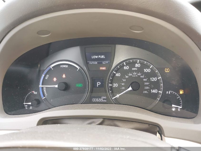 2013 LEXUS RX 450H JTJBC1BA0D2439136