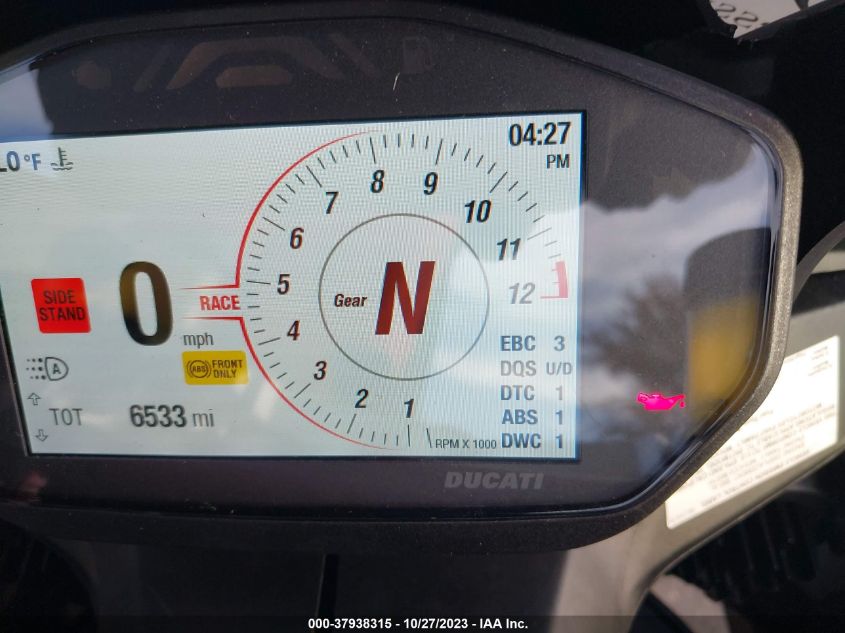 2021 DUCATI PANIGALE V2 ZDMHAATW7MB005524