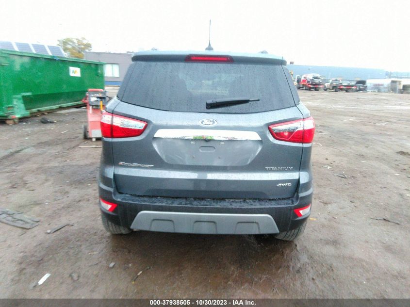 2020 FORD ECOSPORT TITANIUM - MAJ6S3KL1LC333653