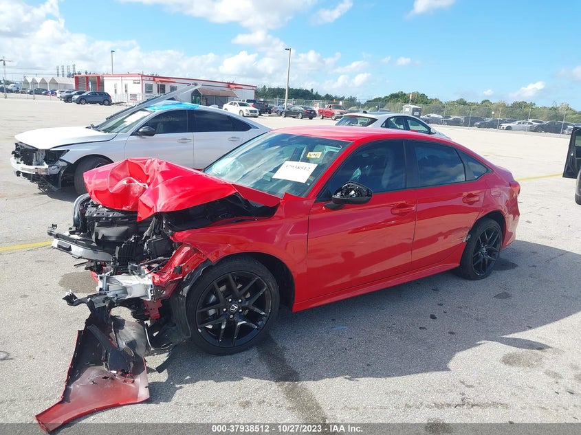VIN 2HGFE2F55NH580506 2022 HONDA CIVIC SPORT