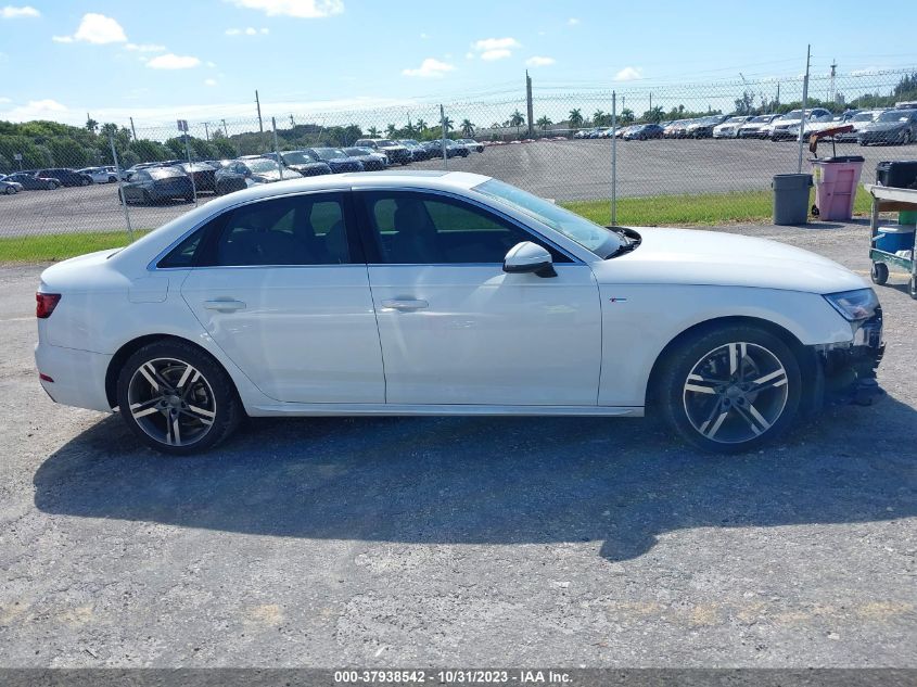 2018 AUDI A4 PREMIUM PLUS - WAULMAF41JA209029