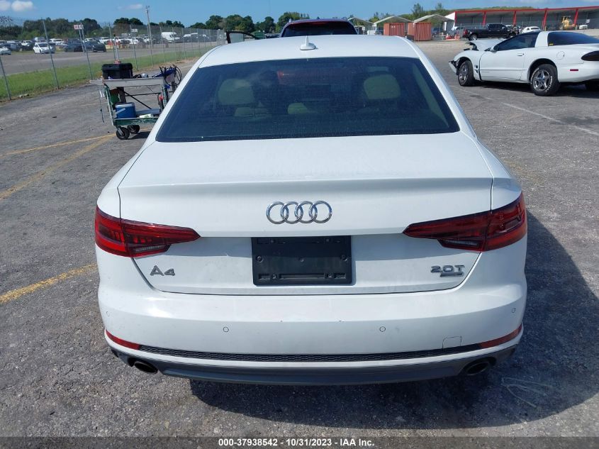 2018 AUDI A4 PREMIUM PLUS - WAULMAF41JA209029