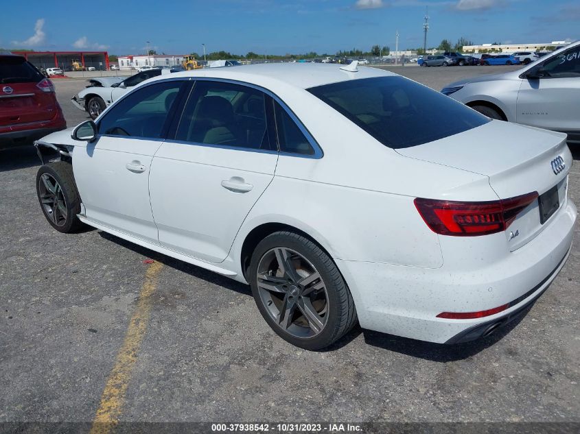 2018 AUDI A4 PREMIUM PLUS - WAULMAF41JA209029