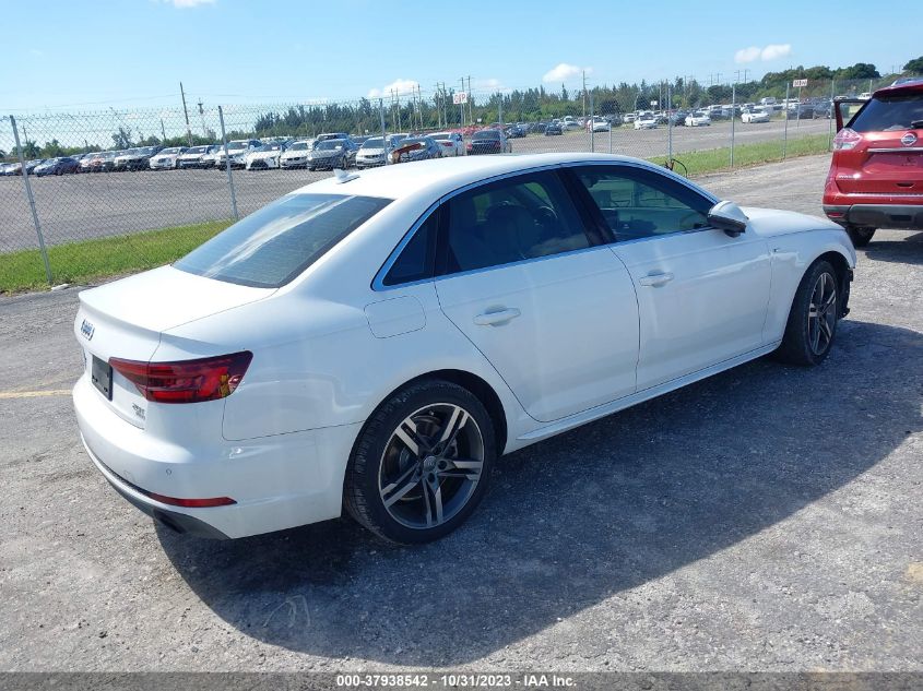 2018 AUDI A4 PREMIUM PLUS - WAULMAF41JA209029