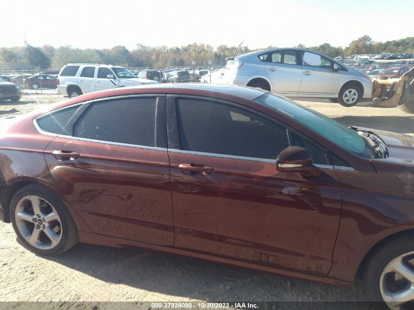 2016 FORD FUSION SE - 3FA6P0H91GR364565