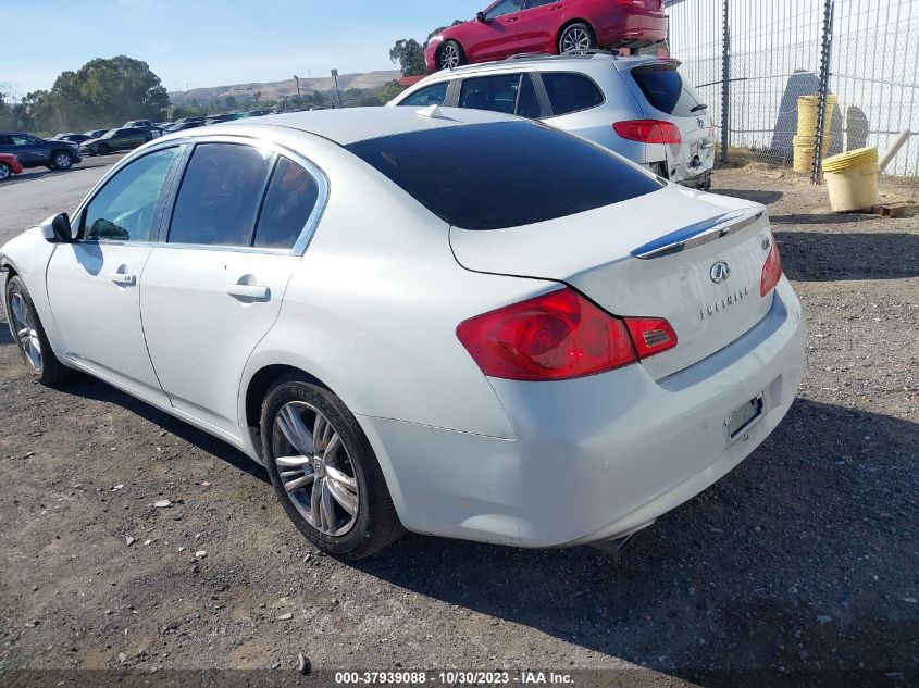 2013 INFINITI G37 SEDAN JOURNEY - JN1CV6AP4DM722652
