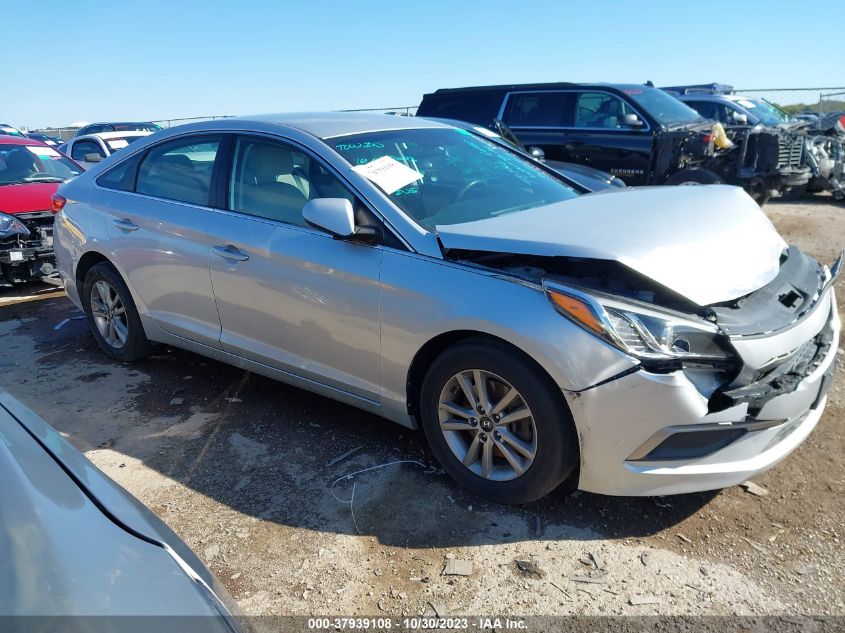 Lot #2525412840 2017 HYUNDAI SONATA salvage car